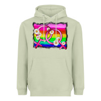 Matcha lgbtq gender lesbian symbol Heavyweight Hoodie - HRA Design Shop
