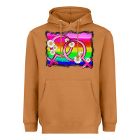 Meerkat lgbtq gender lesbian symbol Heavyweight Hoodie - HRA Design Shop