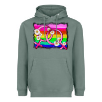 Sage lgbtq gender lesbian symbol Heavyweight Hoodie - HRA Design Shop