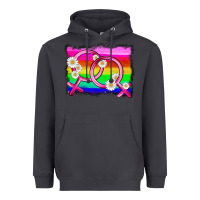 Smoke lgbtq gender lesbian symbol Heavyweight Hoodie - HRA Design Shop