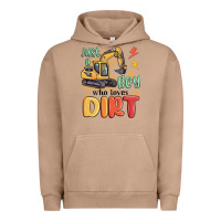 Pigment Burro just a boy who loves dirt Urban Hoodie - MaliasSmallBusiness