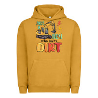 Pigment Peanut Butter just a boy who loves dirt Urban Hoodie - MaliasSmallBusiness