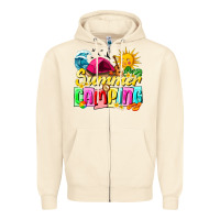 Sandshell summer camping Zipper Hoodie - texasbilliewilder