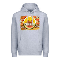 Heather Grey hello summer watermelon lemon Premium Hoodie - Jasminsmagicworld