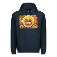 Navy hello summer watermelon lemon Premium Hoodie - Jasminsmagicworld