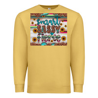 Antique Gold smart  sassy fierce Premium Sweatshirt - JahusDesignShop