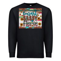 Black smart  sassy fierce Premium Sweatshirt - JahusDesignShop