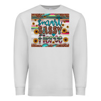 Dove Grey smart  sassy fierce Premium Sweatshirt - JahusDesignShop