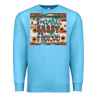 Ocean Blue smart  sassy fierce Premium Sweatshirt - JahusDesignShop