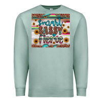 Seafoam smart  sassy fierce Premium Sweatshirt - JahusDesignShop