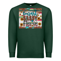 Sports Green smart  sassy fierce Premium Sweatshirt - JahusDesignShop