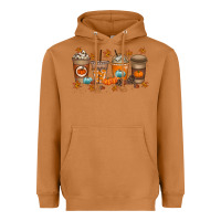 Meerkat Fall Coffee Drink Heavyweight Hoodie - RacoonDesign