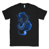 Black blue dragon Classic Tee - RanaPortraitStore