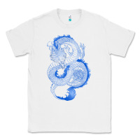White blue dragon Classic Tee - RanaPortraitStore