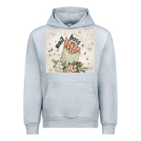 Heather Grey nail boss Urban Hoodie - MaliasSmallBusiness