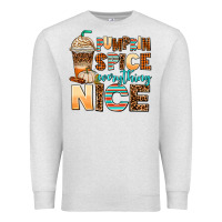 Oatmeal Heather pumpkin spice everything nice Premium Sweatshirt - AdoDesignShop