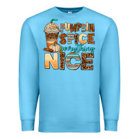 Ocean Blue pumpkin spice everything nice Premium Sweatshirt - AdoDesignShop