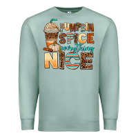 Seafoam pumpkin spice everything nice Premium Sweatshirt - AdoDesignShop