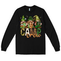 Black camp crew with gnomies Long Sleeve Tee - texasbilliewilder
