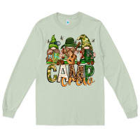Matcha camp crew with gnomies Long Sleeve Tee - texasbilliewilder