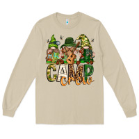 Mushroom camp crew with gnomies Long Sleeve Tee - texasbilliewilder