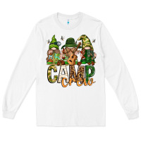 White camp crew with gnomies Long Sleeve Tee - texasbilliewilder