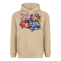 Mushroom western truck fourth of july america Heavyweight Hoodie - FaDigitalArtStudio