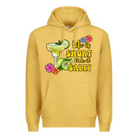 Antique Gold life is short make it salty Premium Hoodie - Jasminsmagicworld