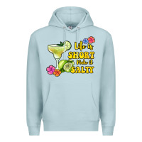 Blue Mist life is short make it salty Premium Hoodie - Jasminsmagicworld