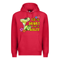 Cardinal life is short make it salty Premium Hoodie - Jasminsmagicworld