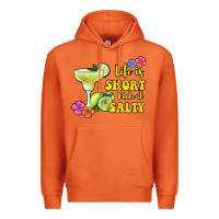 Carrot life is short make it salty Premium Hoodie - Jasminsmagicworld