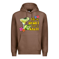 Chestnut life is short make it salty Premium Hoodie - Jasminsmagicworld