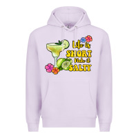 Lilac life is short make it salty Premium Hoodie - Jasminsmagicworld
