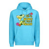 Ocean Blue life is short make it salty Premium Hoodie - Jasminsmagicworld