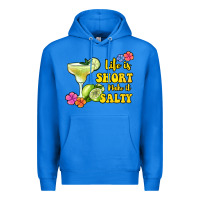 True Royal life is short make it salty Premium Hoodie - Jasminsmagicworld