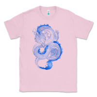 Bubblegum Pink blue dragon Classic Tee - RanaPortraitStore