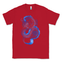 Red blue dragon Classic Tee - RanaPortraitStore