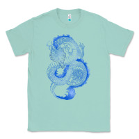 Seafoam blue dragon Classic Tee - RanaPortraitStore