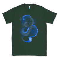 Sports Green blue dragon Classic Tee - RanaPortraitStore