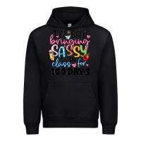 Black 100 days of school Urban Hoodie - MaliasSmallBusiness
