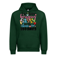Forest Green 100 days of school Urban Hoodie - MaliasSmallBusiness