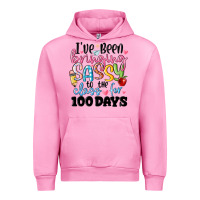 Fuchsia Pink 100 days of school Urban Hoodie - MaliasSmallBusiness