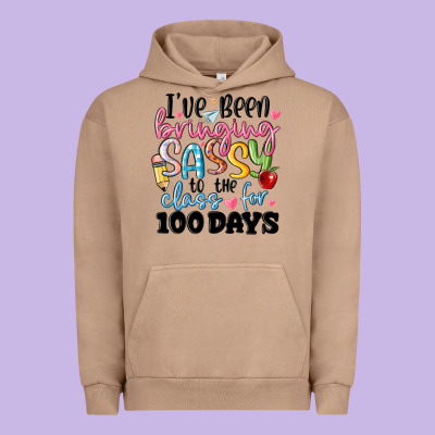 100 Days Of School Urban Hoodie Designed By Maliassmallbusiness