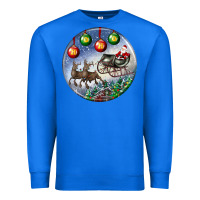 True Royal santa claus with deer christmas ornament Premium Sweatshirt - BundleAndBundleShop