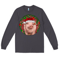 Smoke Pig Christmas Long Sleeve Tee - RanaPortraitStore