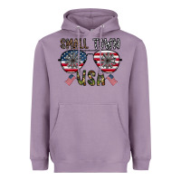 Lavender small town usa Heavyweight Hoodie - CowhideDigitalArt