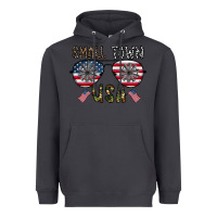 Smoke small town usa Heavyweight Hoodie - CowhideDigitalArt