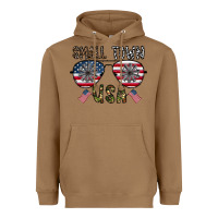 Toasted Coconut small town usa Heavyweight Hoodie - CowhideDigitalArt