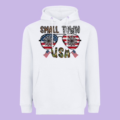 Small Town Usa Heavyweight Hoodie Designed By Cowhidedigitalart
