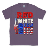 Lavender red white and pew pew pew Classic Tee - texasbilliewilder